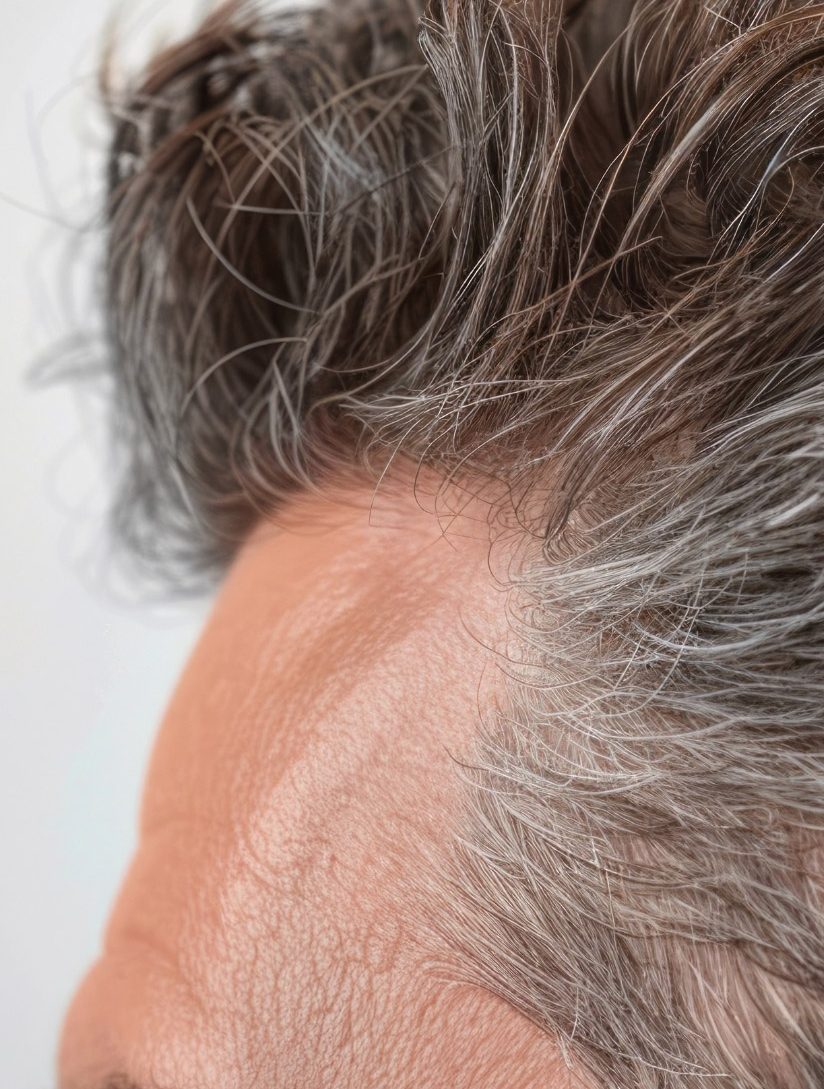 Ejemplo de tratamiento en el cabello de un señor realizado por Sara Mas Maison de Beauté